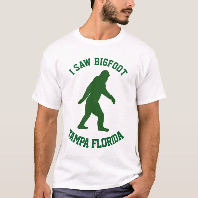 Camiseta Vi a Bigfoot Tampa Florida (Anverso)