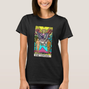 Camiseta Vi La Carta Del Tarot Adán Y Eva En El Jardín De E