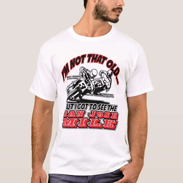 Camiseta Vi la raza de la motocicleta de la milla de San (Anverso)