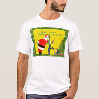 Camiseta Vi navidad del gay de Papá Noel del papá que se