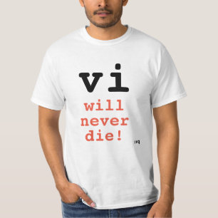 Camiseta ¡vi nunca morirá!