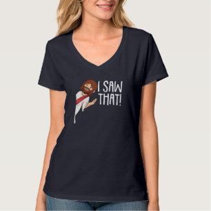 Camiseta Vi Que Jesús Navidades Funny Meme Religioso Ch