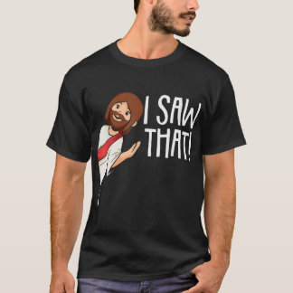 Camiseta Vi Que Jesús Navidades Funny Meme Religioso Ch
