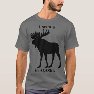 Camiseta Vi un alce en Alaska TShirt