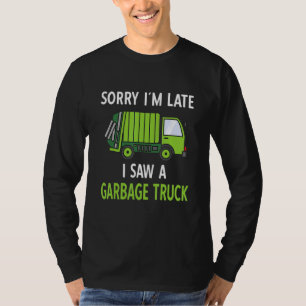 Camiseta Vi un camión de basura reciclando basura