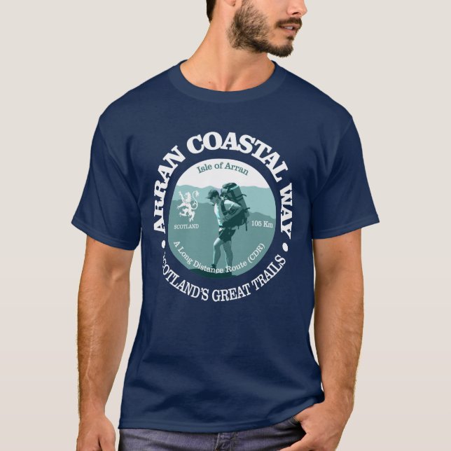 Camiseta Vía costera de Arran (T) (Anverso)