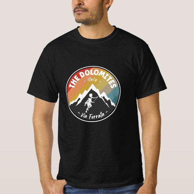 Camiseta Vía Ferrata Los Dolomitas Italia (Anverso)
