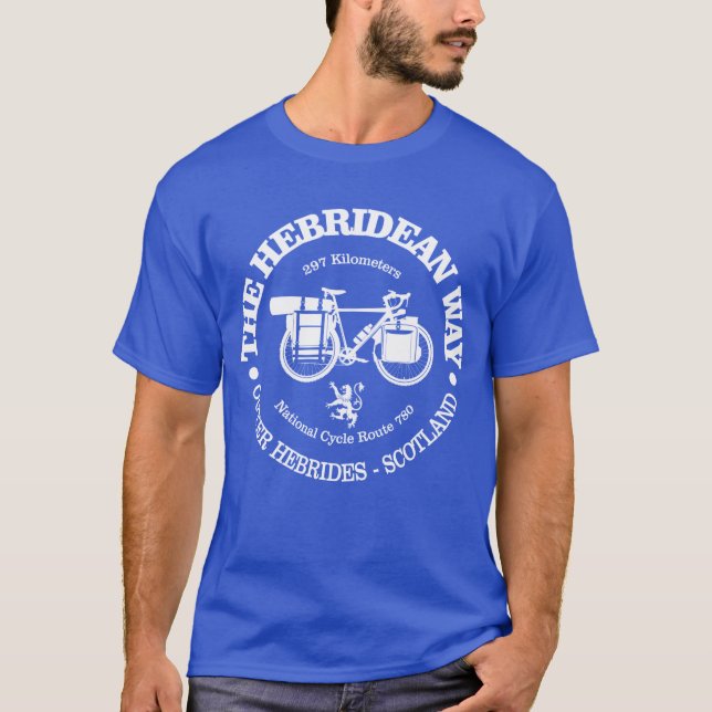 Camiseta Vía hebridiana (ciclismo) (Anverso)