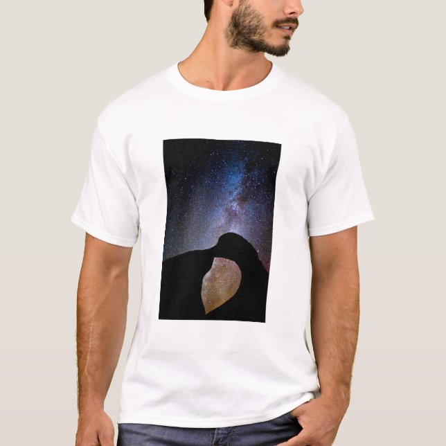Camiseta Vía láctea de noche, California (Anverso)