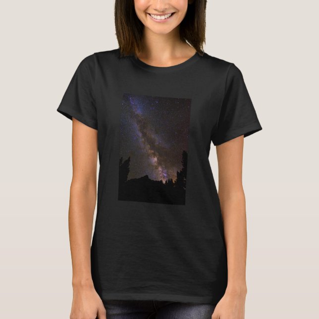 Camiseta Vía Láctea estrellada, California (Anverso)
