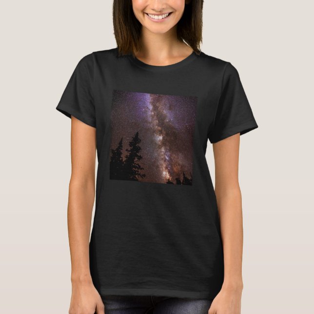 Camiseta Vía Láctea | Monumento Nacional Cedar Breaks Utah (Anverso)