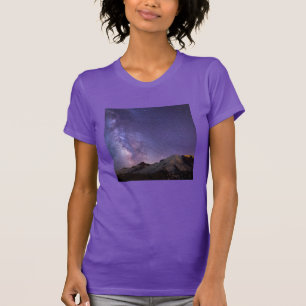 Camiseta Vía Láctea y Mt. Rainier Estado de Washington