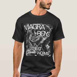 Camiseta Viagra Boys Street Worms Merch de Banda de Post Pu