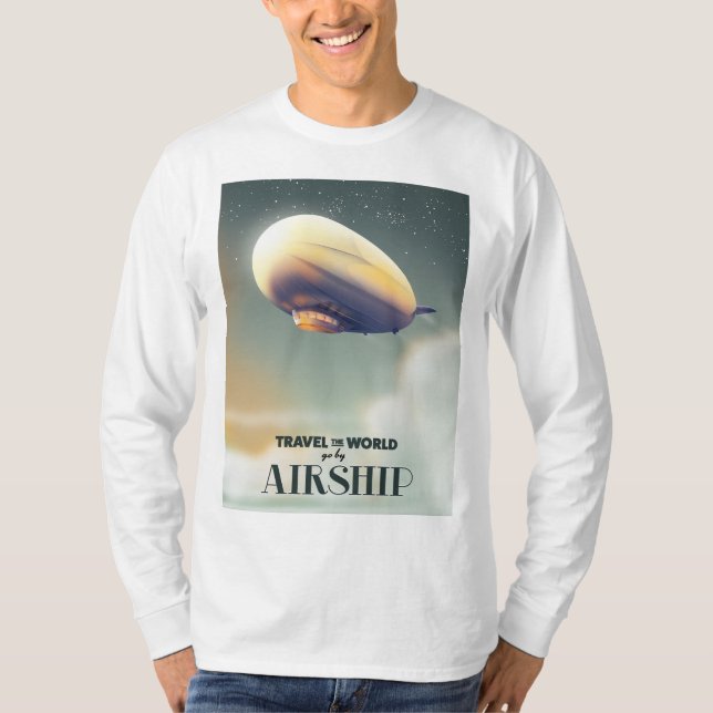 Camiseta Viaja por el mundo por avión (Anverso)