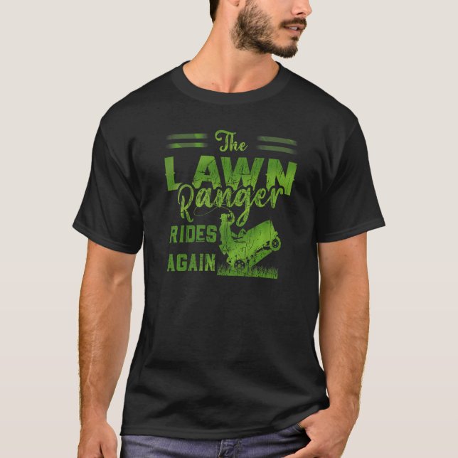 Camiseta Viajamos En Dawn Dad Lawn Mower Make Laugh Day Yar (Anverso)