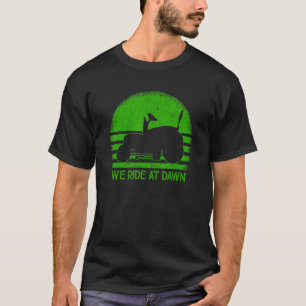 Camiseta Viajamos En Dawn Sarcástico Lawn Mower Grass Cutti