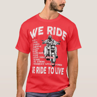 Camiseta Viajamos en motocicleta de helicóptero para hacer 