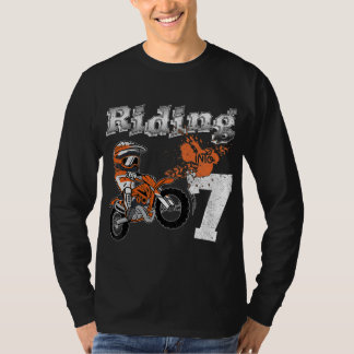 Camiseta Viajando a los 7 años de edad Sucio Bi