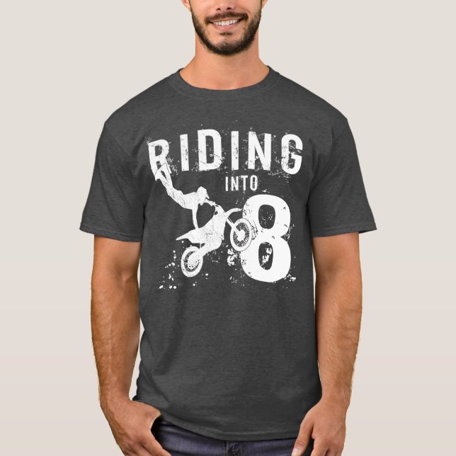 Camiseta Viajando al niño de 8 años, 8 años, sucio (Anverso)