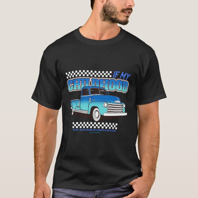 Camiseta Viajando con el abuelo (Anverso)