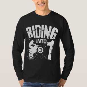 Camiseta Viajando en 1 divertida motocicleta de tierra prim