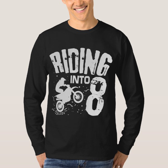 Camiseta Viajando en 8 divertidas bicicletas de tierra octa (Anverso)