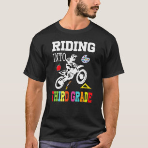 Camiseta Viajando en bicicleta de tercer grado de vuelta al