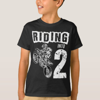 Camiseta Viajando en bicicleta sucia de niño de 2 años de e
