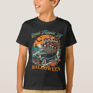 Camiseta Viajando en coche hacia el verano de Halloween por