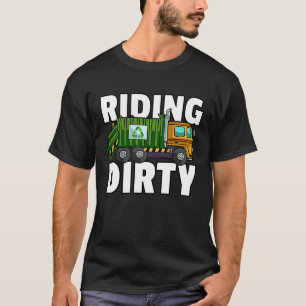Camiseta Viajando en sucio día de la basura, hombre de reci