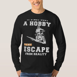 Camiseta Viajando: Más allá de un hobby, mi realidad es esc