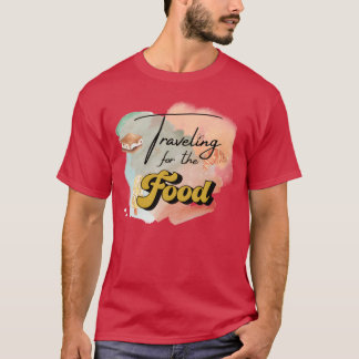 Camiseta Viajando por el regalo de comida
