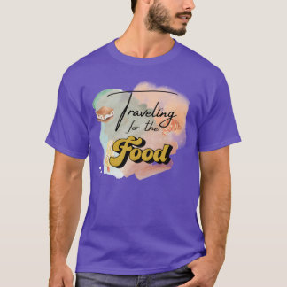 Camiseta Viajando por la comida vintage