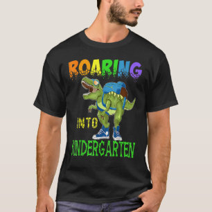 Camiseta Viajando por los jardines de infancia, los dinosau