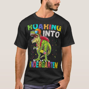 Camiseta Viajando por los jardines de infancia, los dinosau