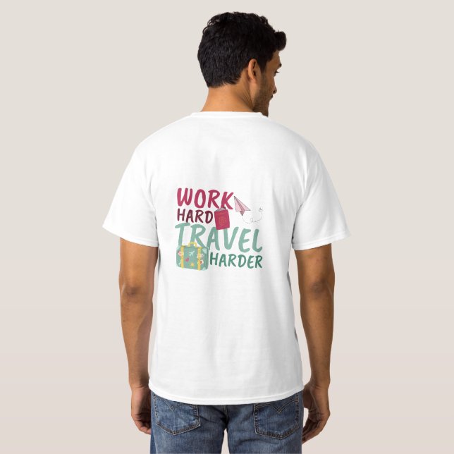 Camiseta viajar (Reverso completo)