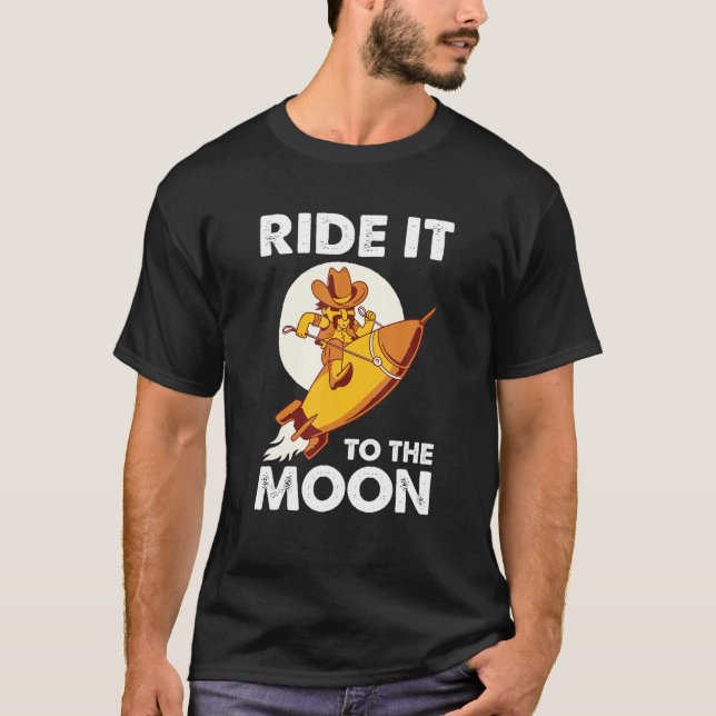 Camiseta Viajar A La Luna - Gracioso regalo de Meme De Come (Anverso)