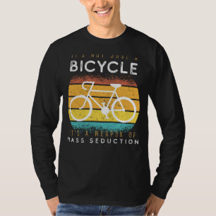 Camiseta Viajar a la romance: Bicicleta - Arma de seducción