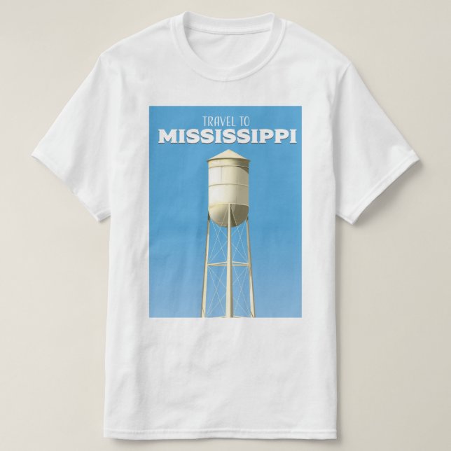 Camiseta Viajar a Mississippi (Diseño del anverso)