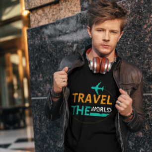 CAMISETA VIAJAR AL MUNDO   TURISTA