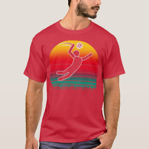 Camiseta Viajar atrás en el tiempo con el voleibol de playa