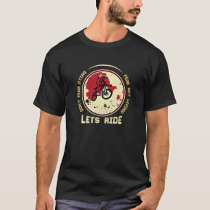 Camiseta Viajar como un guerrero: Hamlet de ciclista