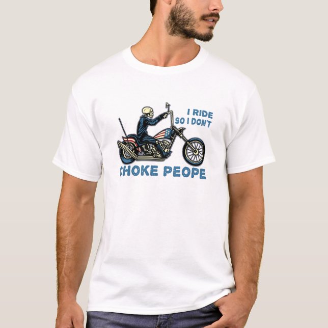 Camiseta Viajar como un guerrero: Hamlet de ciclista (Anverso)