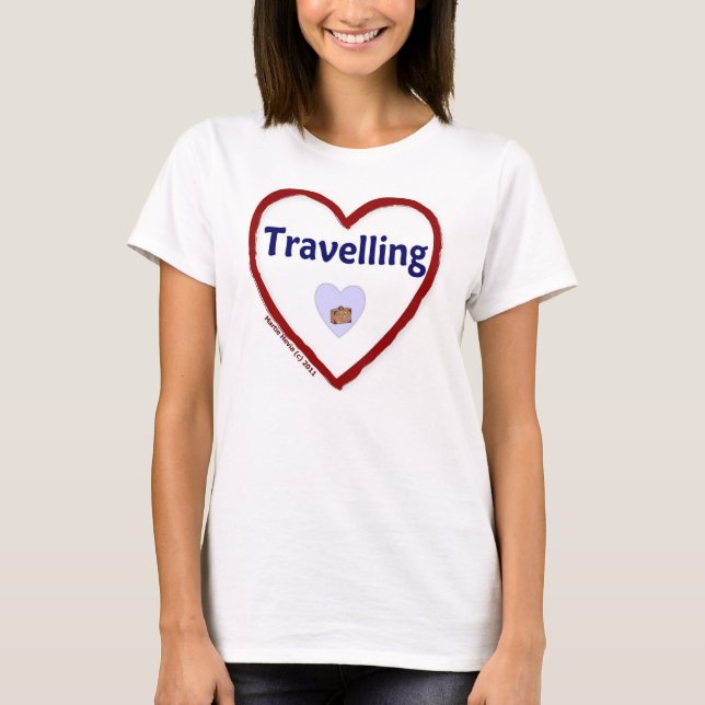Camiseta Viajar con amor (Anverso)