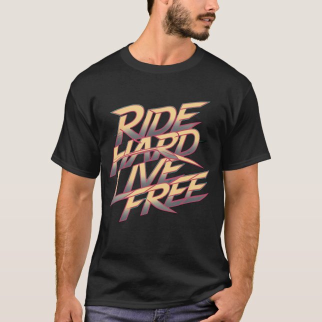 Camiseta Viajar duro y libre (Anverso)