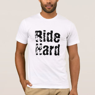 Camiseta Viajar en bicicleta dura