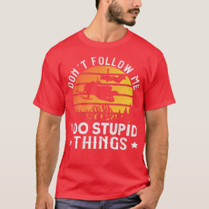 Camiseta Viajar en moto de nieve no me sigue deportes de in