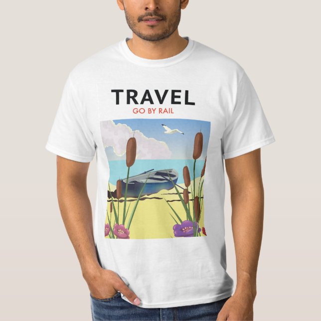 Camiseta Viajar en tren (Anverso)
