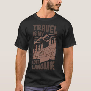 Camiseta Viajar es mi idioma de amor Adventure Graphic Plus