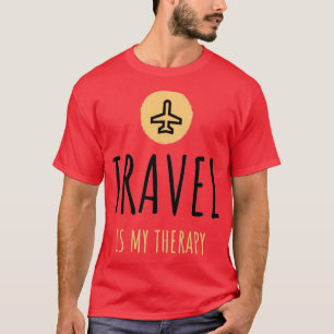 Camiseta Viajar es mi terapia